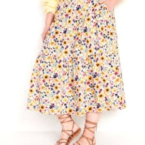 Old Navy Flower Skirt